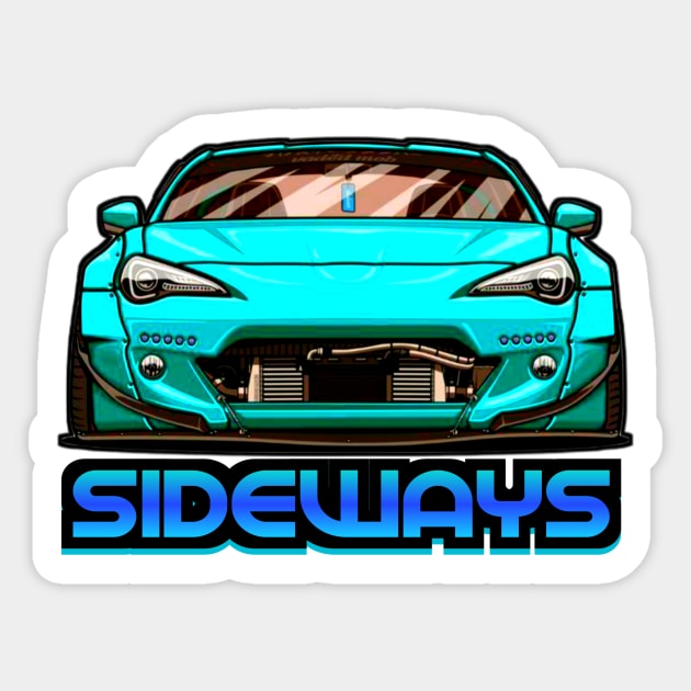 Sideways Sticker by VM04